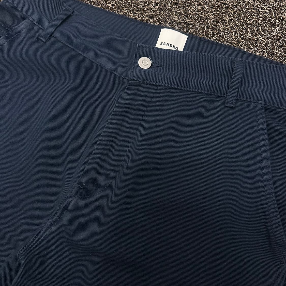 Sandro 산드로 코튼 면 와이드 바지 팬츠 42사이즈 상품이미지3