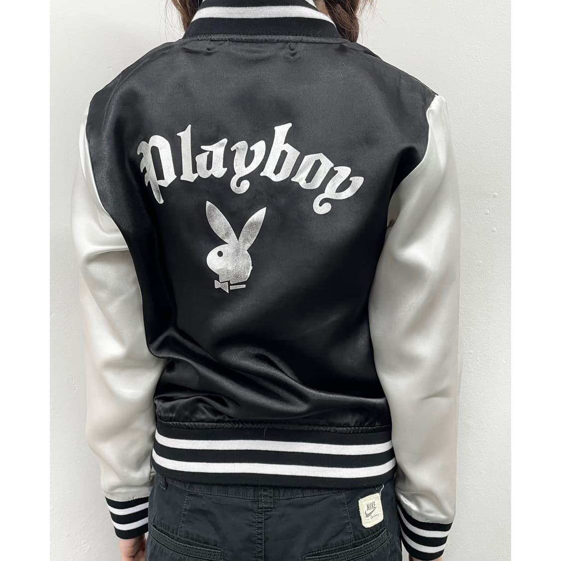 플레이보이 새틴 로고 스카잔 상품이미지2