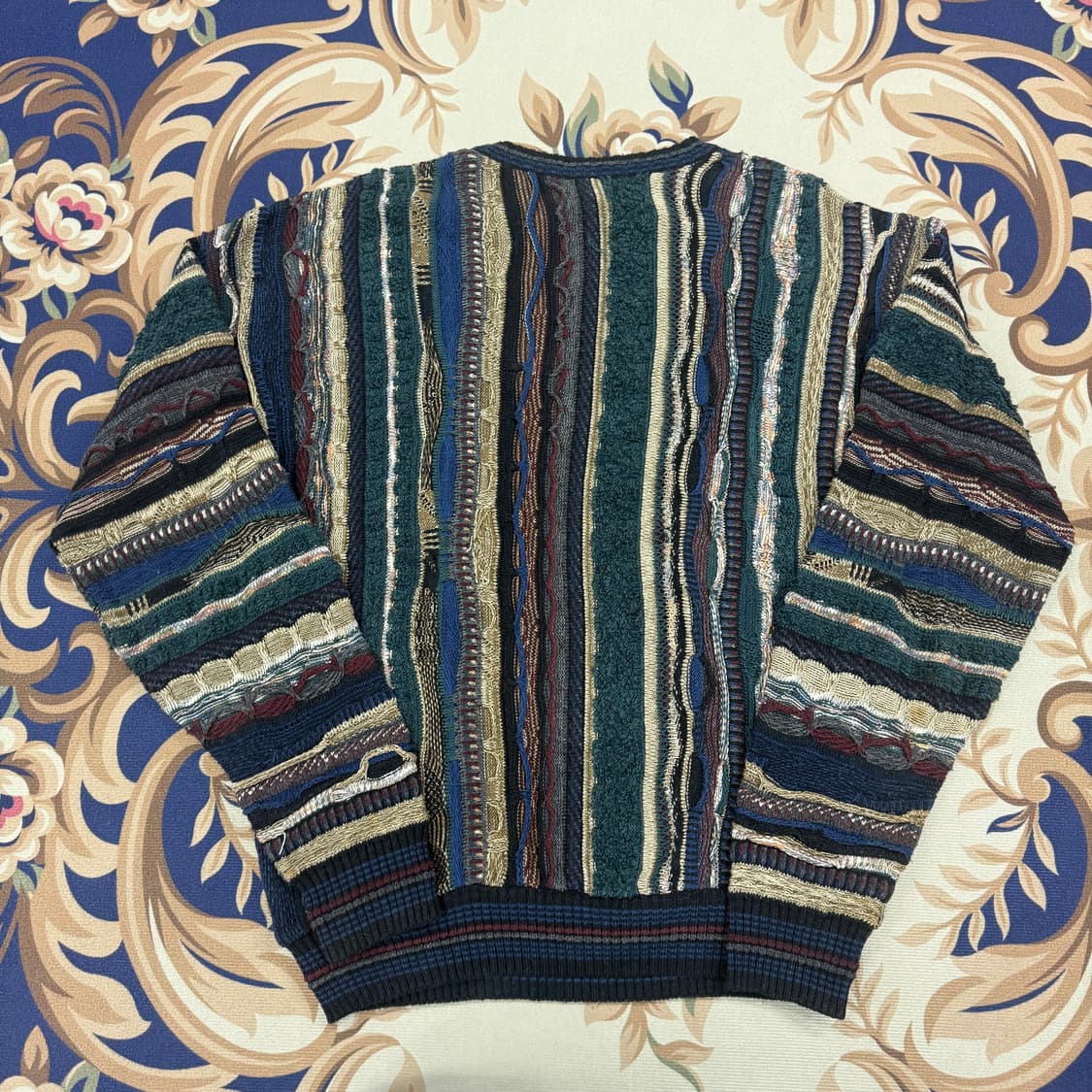 (S)VTG 패턴 케이블니트 스웨터 상품이미지3