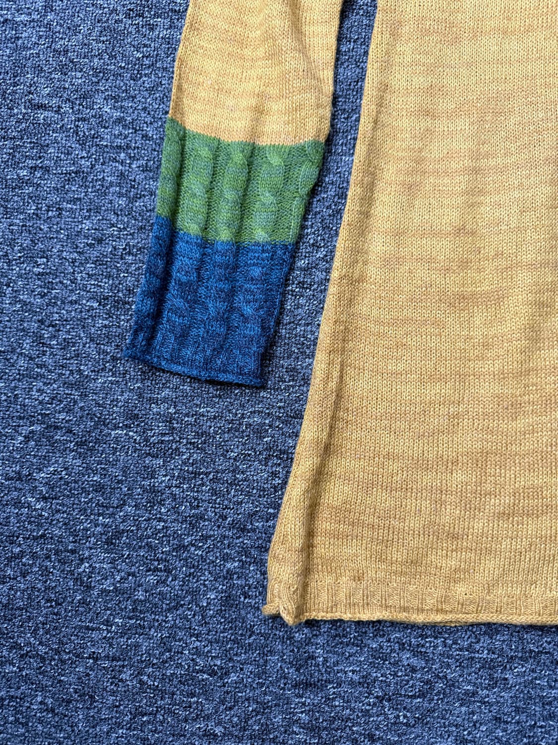 IRIEY 버튼 슬리브 롱 니트 상품이미지3