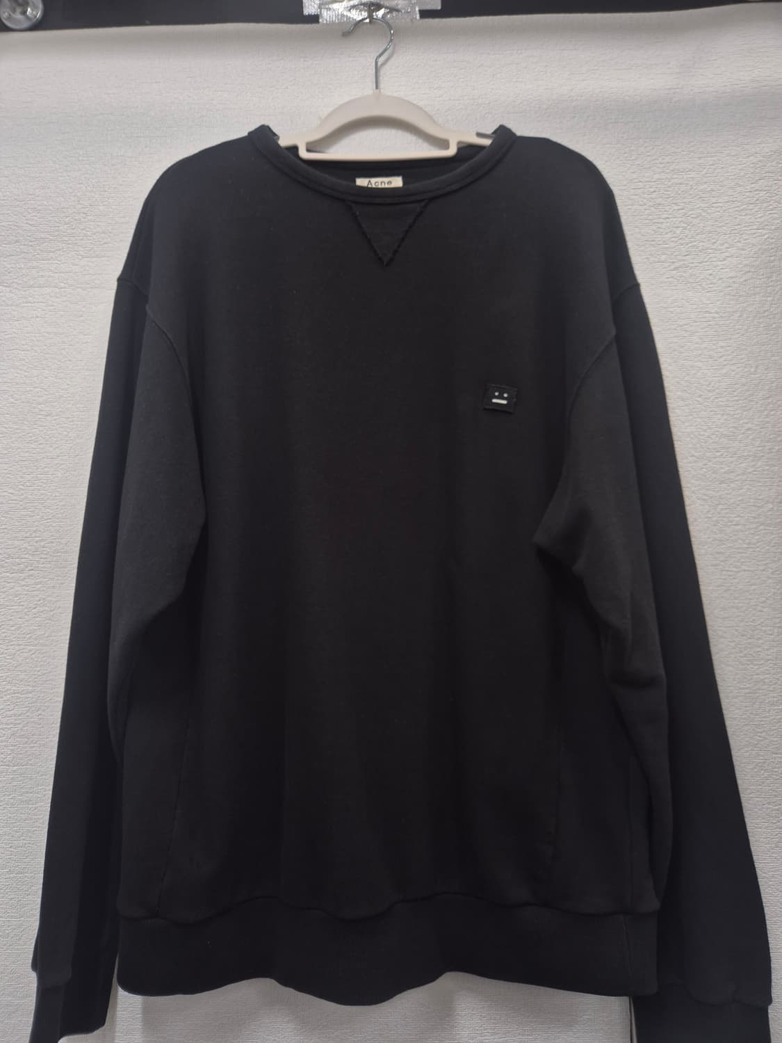 아크네 스튜디오 블랙 맨투맨 오버핏 / 110 (정품) 상품이미지1