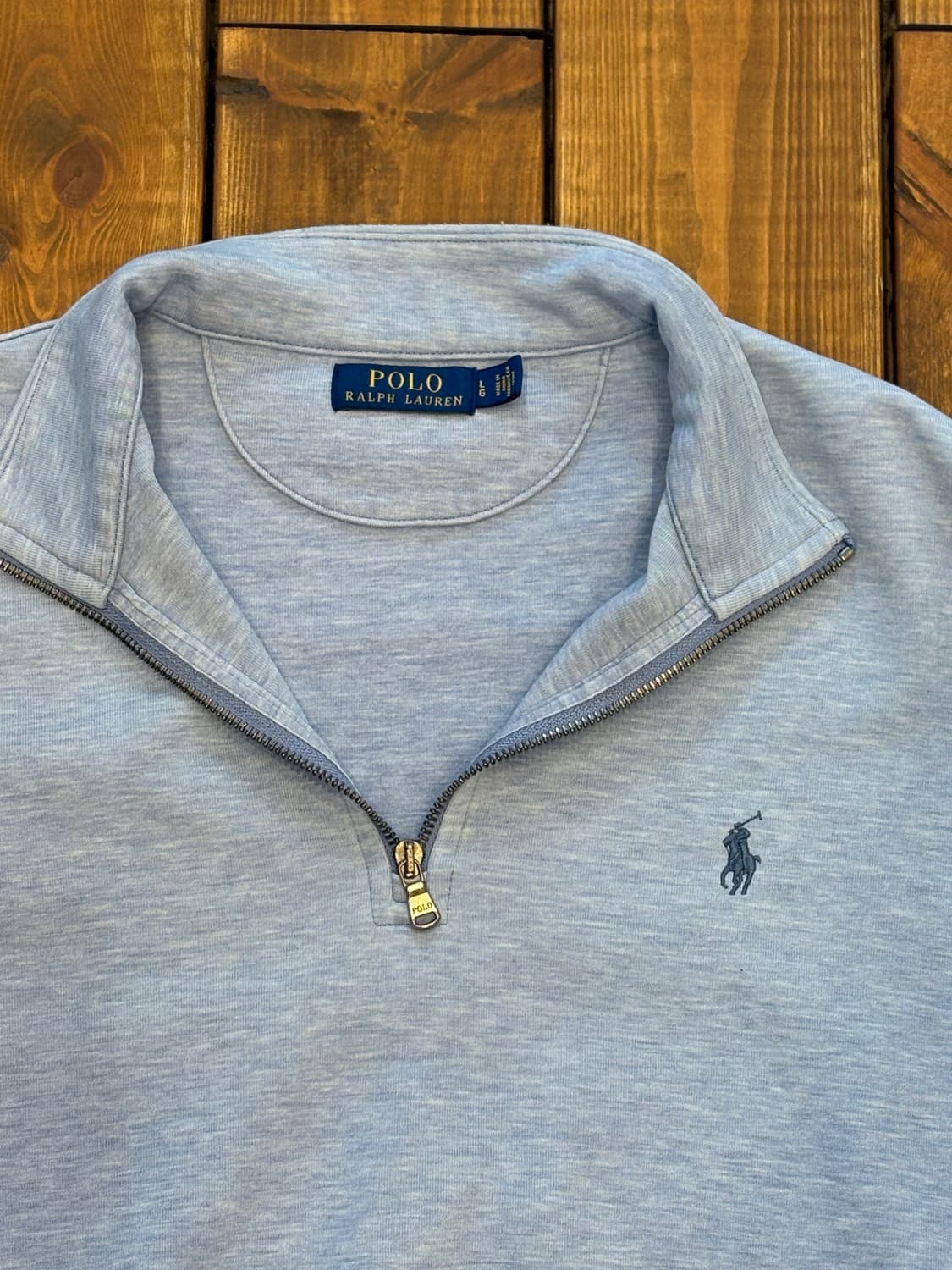 폴로 소라 니트 반집업 상품이미지5