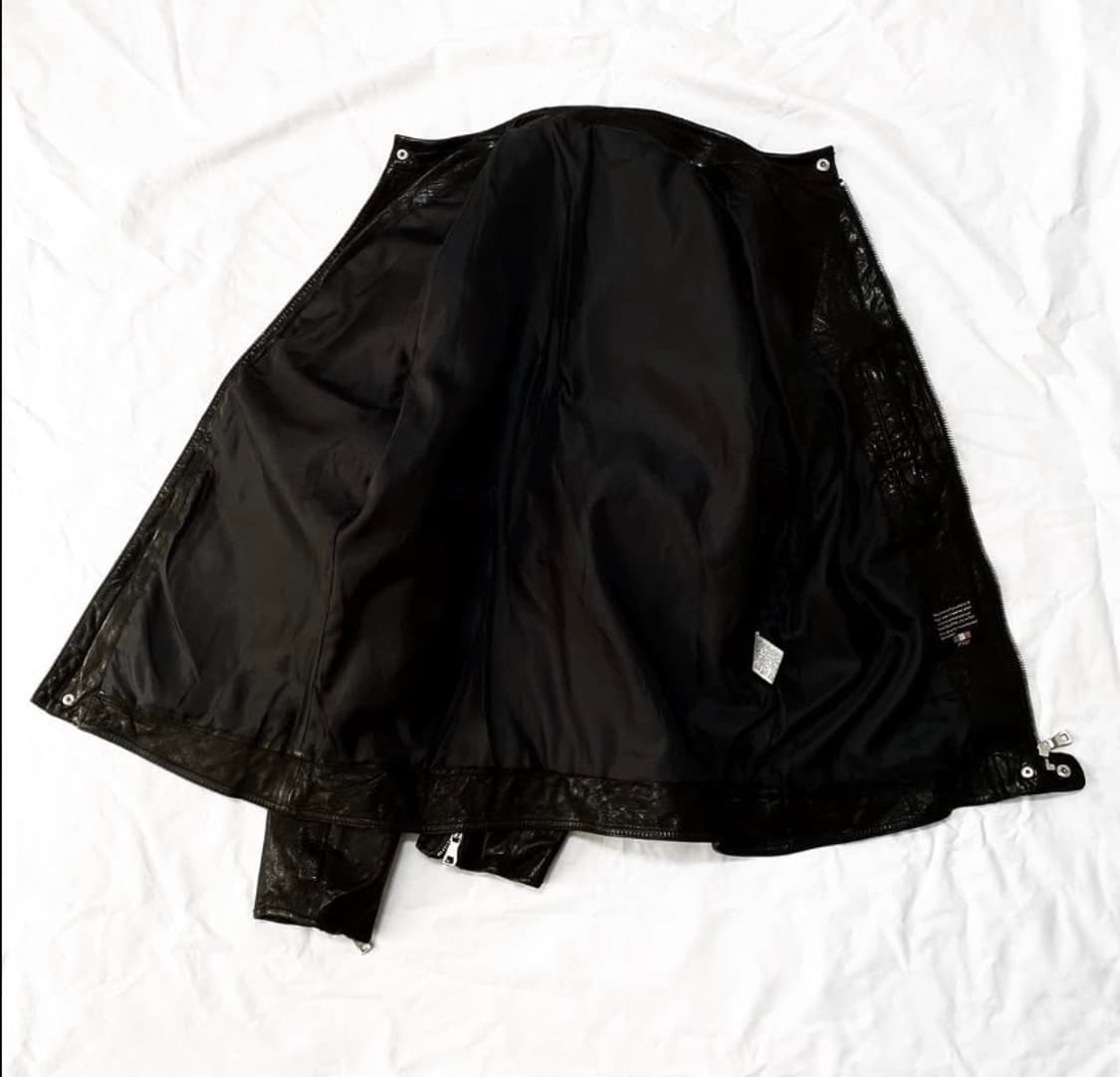 Vintage leather biker jacket 상품이미지5
