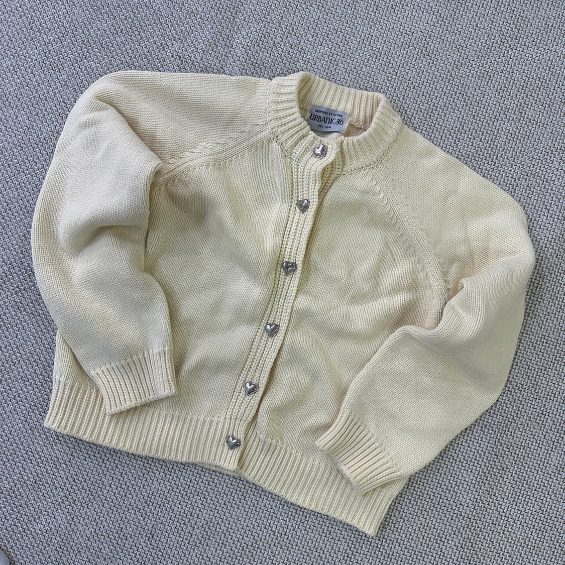 ONE 얼바닉30 하트 단추 니트 웨어 0403D 상품이미지1