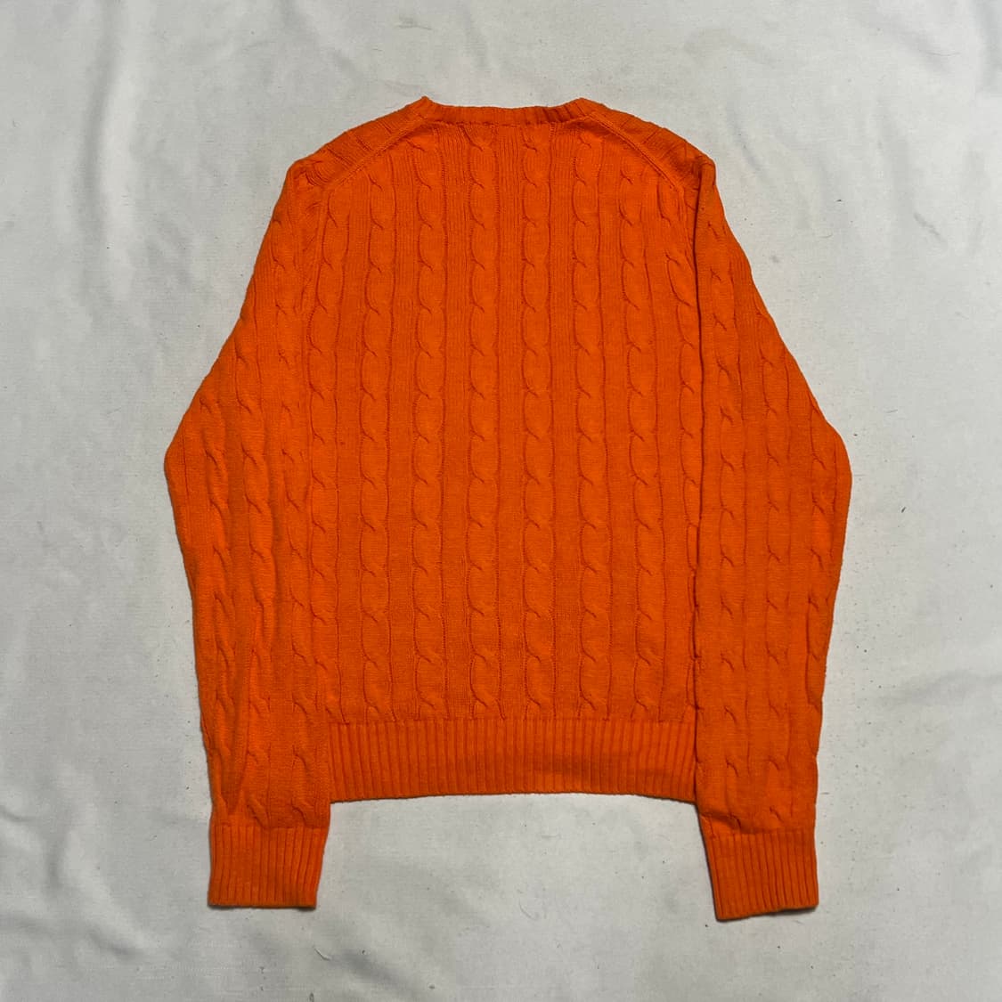 M 폴로랄프로렌 오렌지 케이블 니트 상품이미지3