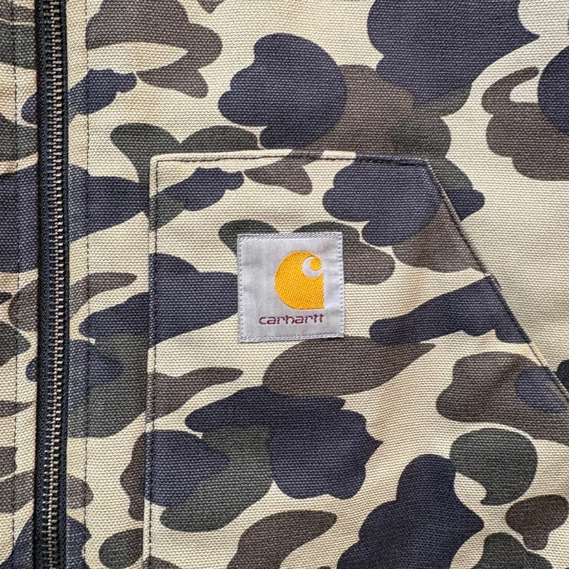 [L] CARHARTT 칼하트 카모플라주 워크 베스트 상품이미지2