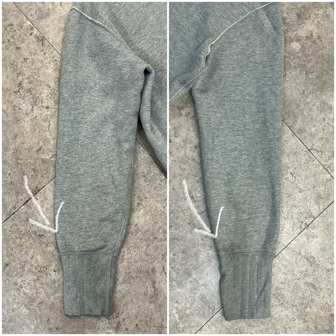 챔피온 기모 맨투맨 그레이 M #csz2382 상품이미지9