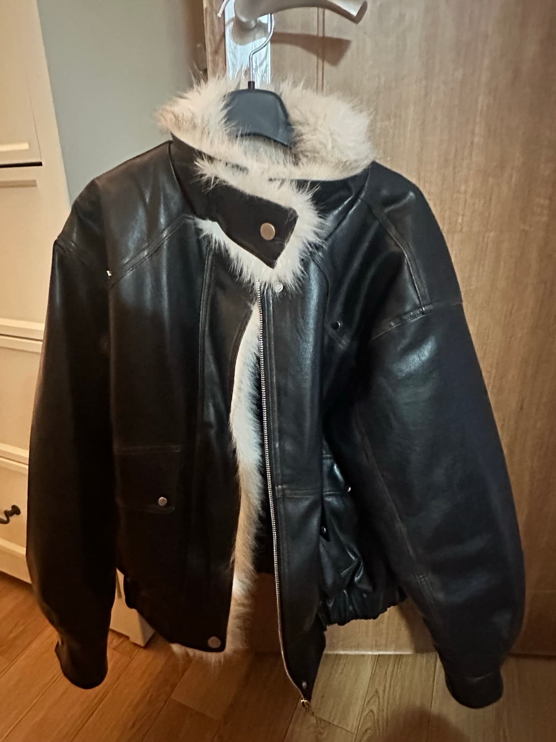 ROUGHNECK 러프넥 워싱 레더 무스탕 자켓 상품이미지4