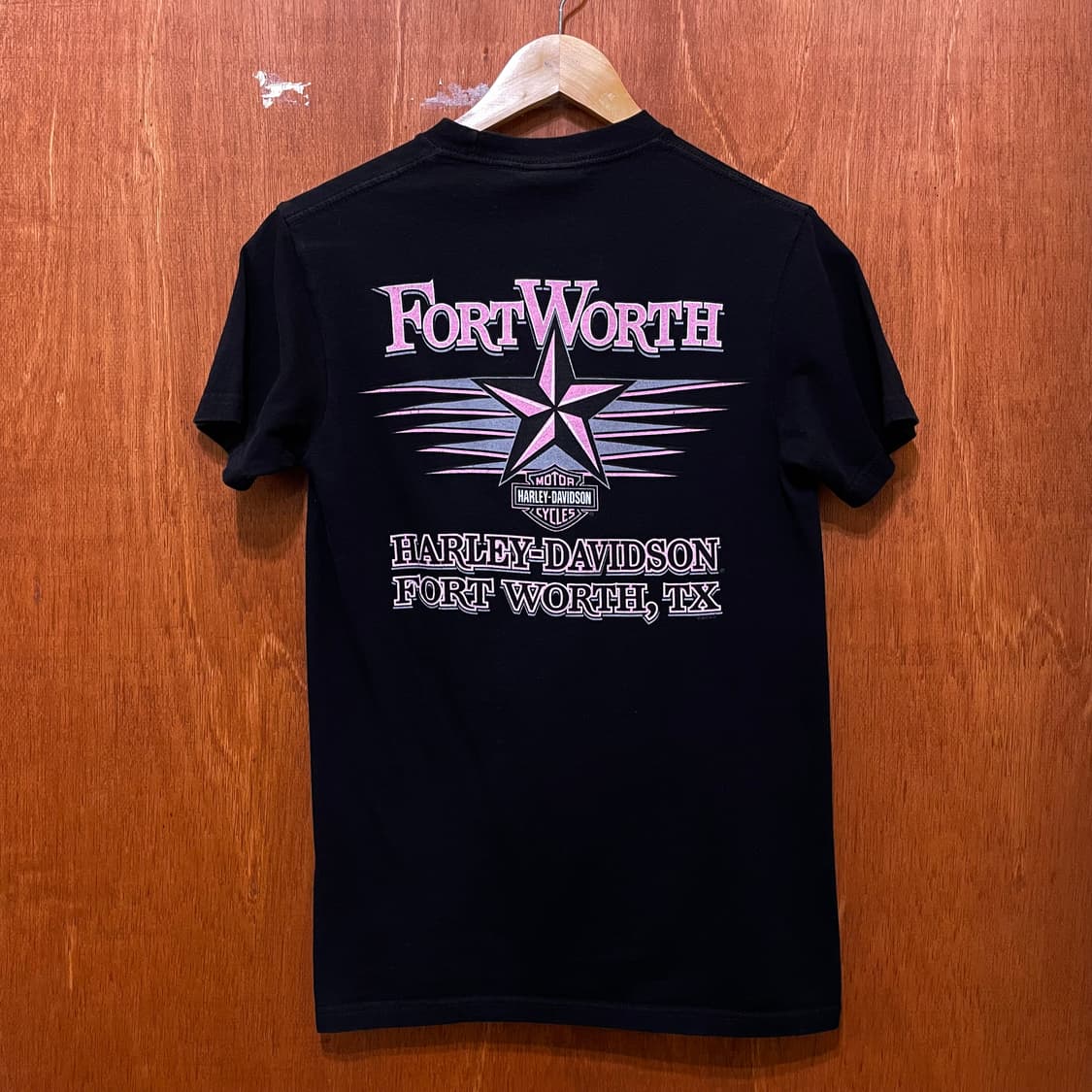 (S) Harley Davidson 할리 핑크 로고 프린팅 반팔티 상품이미지2