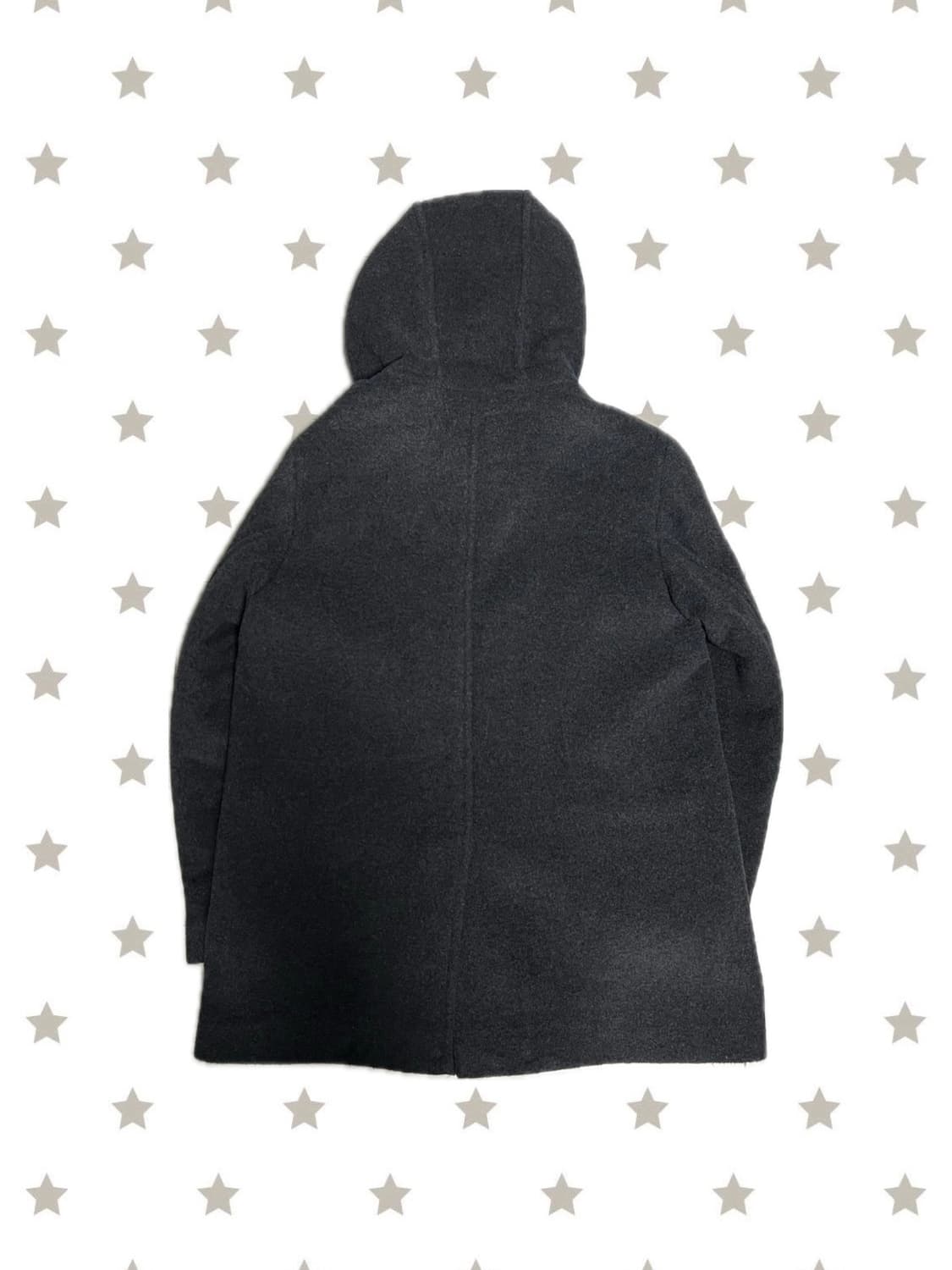 코드그라피 울 더플 하프 코트 차콜 S 판매합니다! 상품이미지2