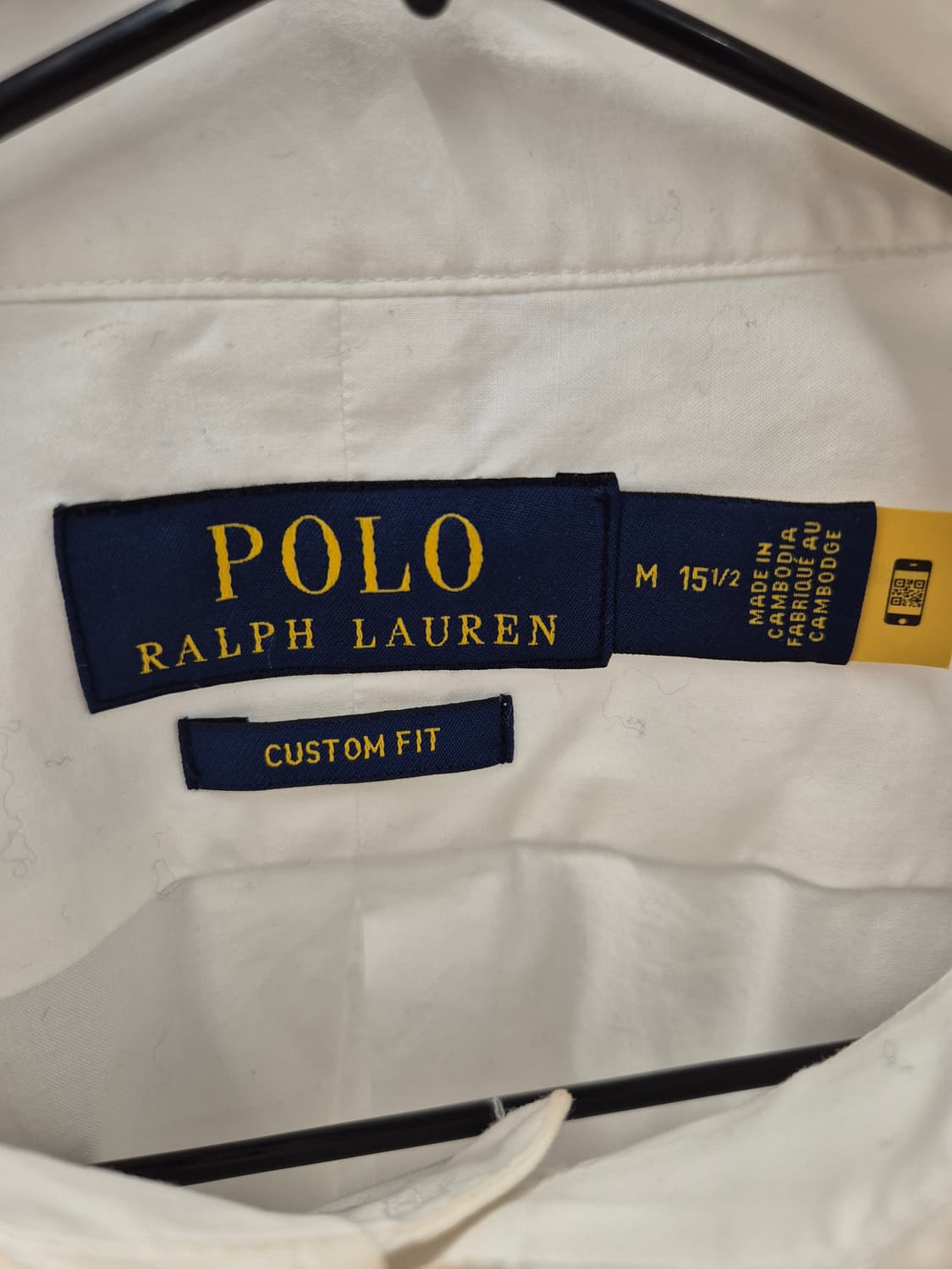 폴로 랄프로렌 커스텀핏 화이트 셔츠 M 15 1/2 상품이미지3
