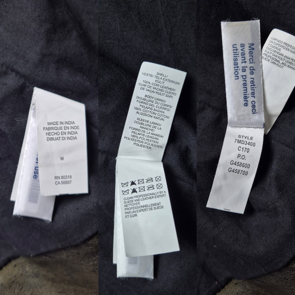 [M] 럭키브랜드 소가죽 자켓  상품이미지9