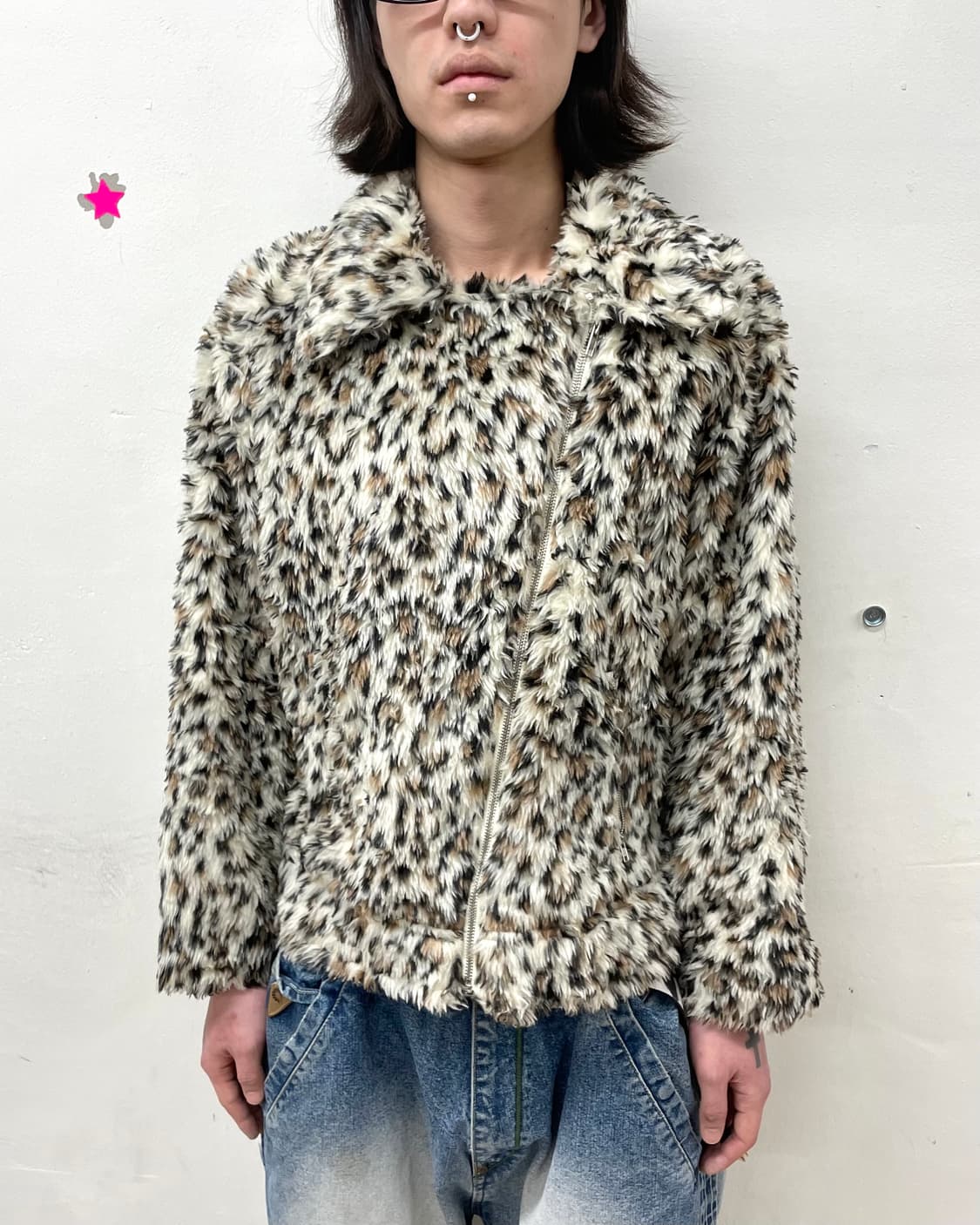 Leopard Fur Rider Jacket  상품이미지3