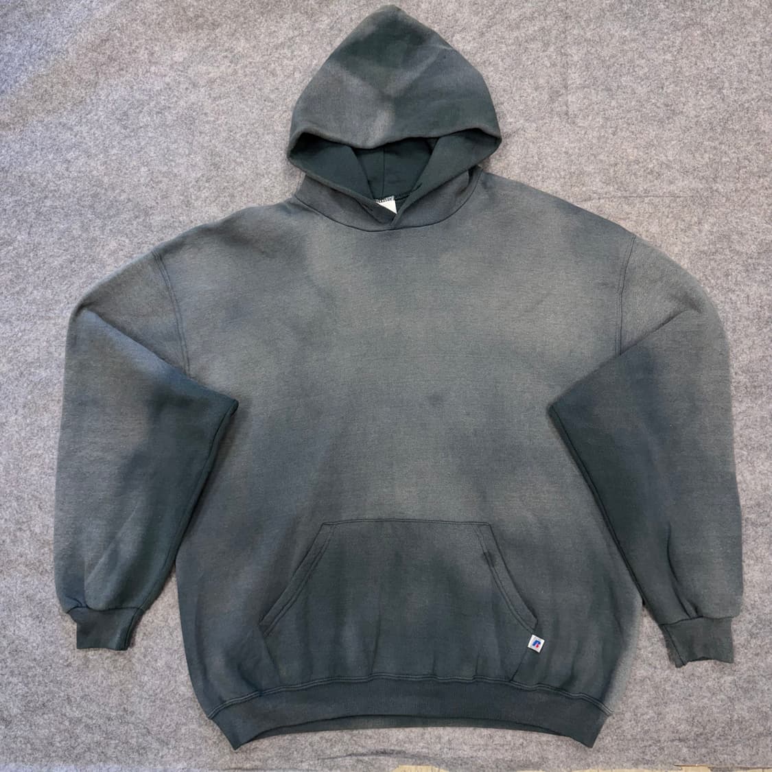 90s Vintage Russell Sun Faded Hoodie 상품이미지1