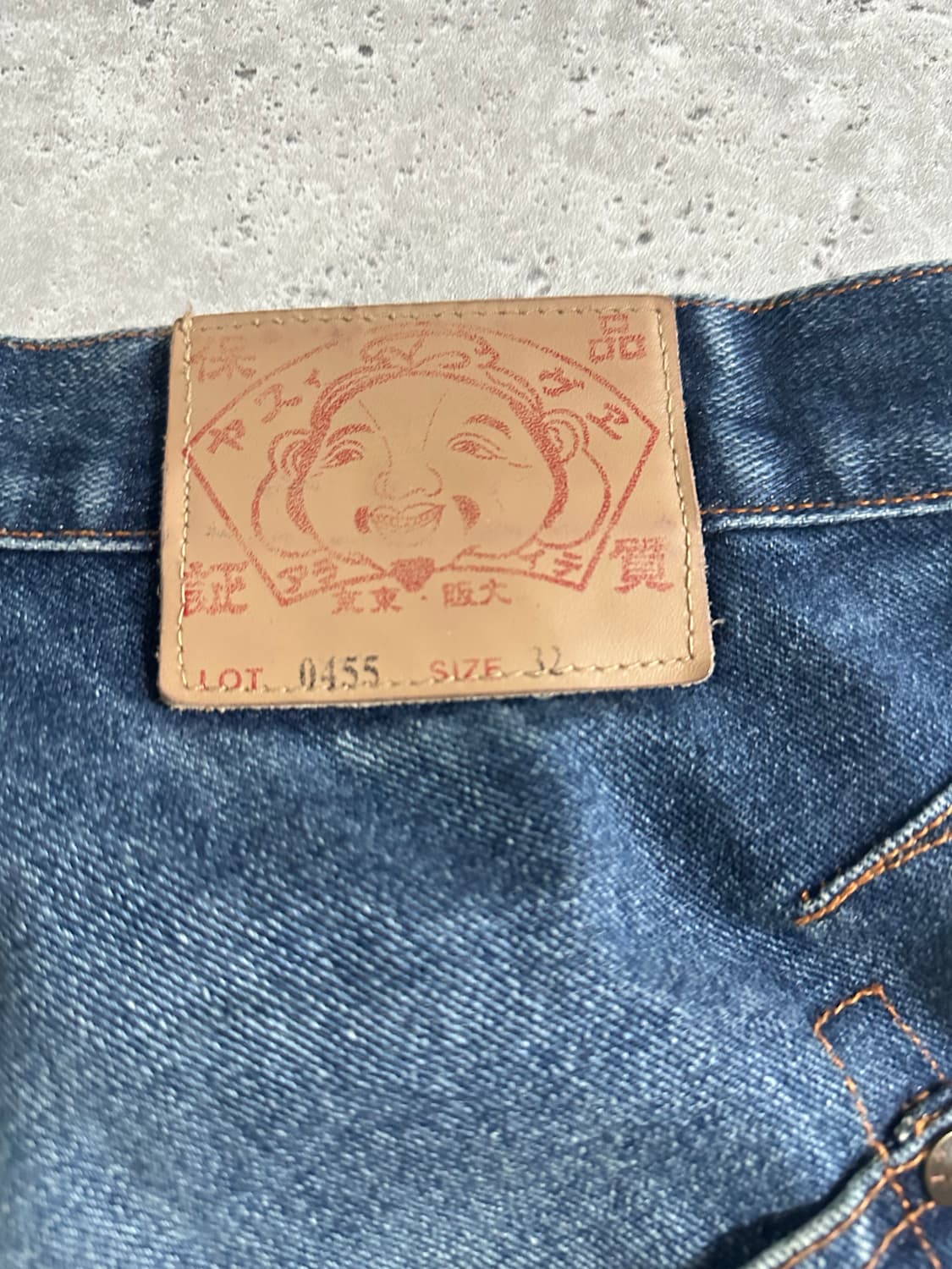 00s EVISU 0455 자수 새깅 데님 /709 상품이미지6