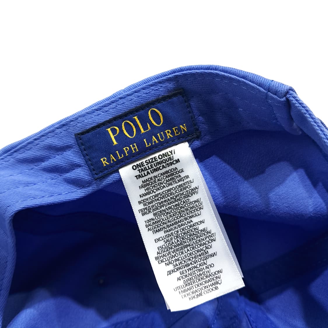 CL959 폴로 코튼 스카이블루포니 로얄블루 볼캡 모자 상품이미지8