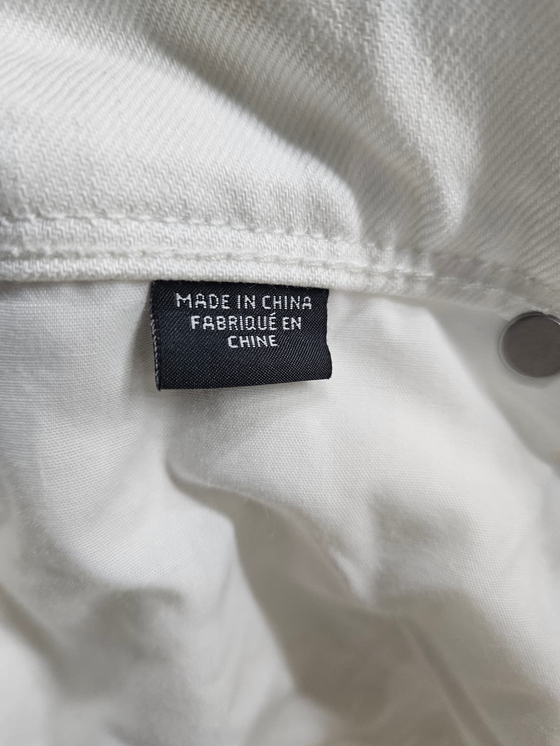 아르마니 익스체인지 화이트 남성 슬림핏 허리 32~33 데님팬츠  상품이미지9