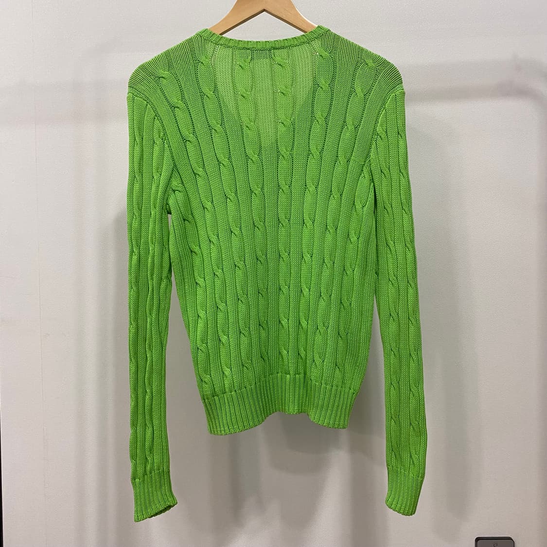 폴로 랄프로렌 신형 케이블 브이넥 니트 상품이미지2