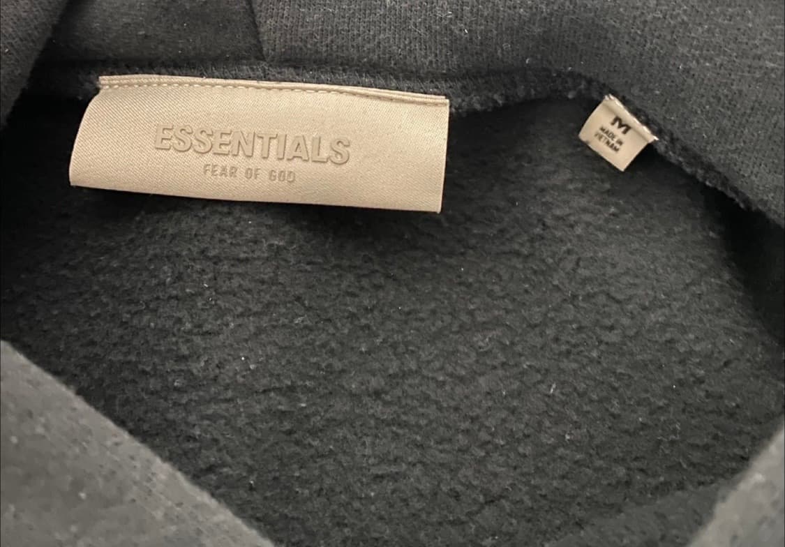 피오갓 에센셜 22FW 후드 블랙 M 상품이미지3