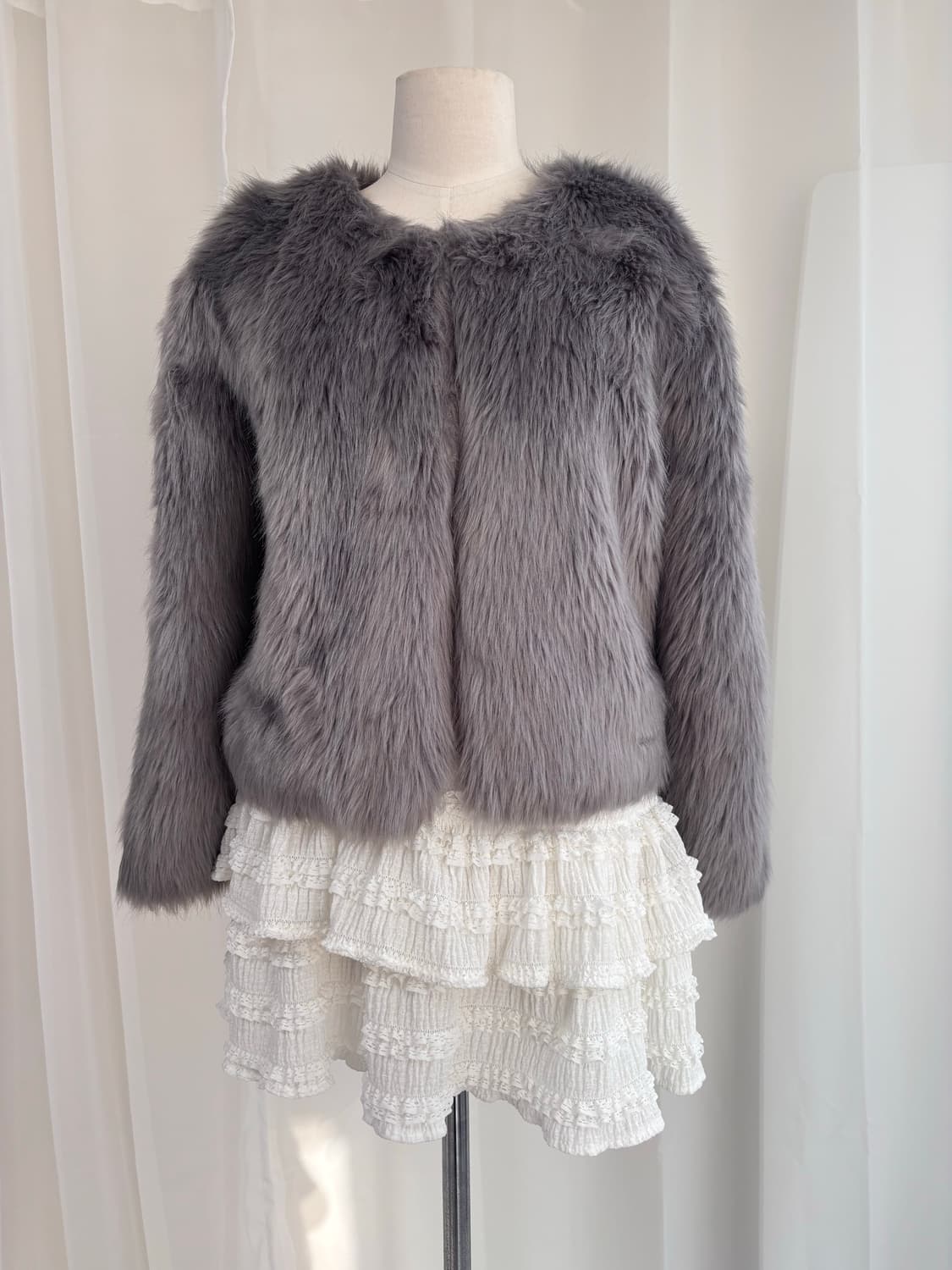 그레이쉬 페이크 퍼 점퍼 상품이미지6