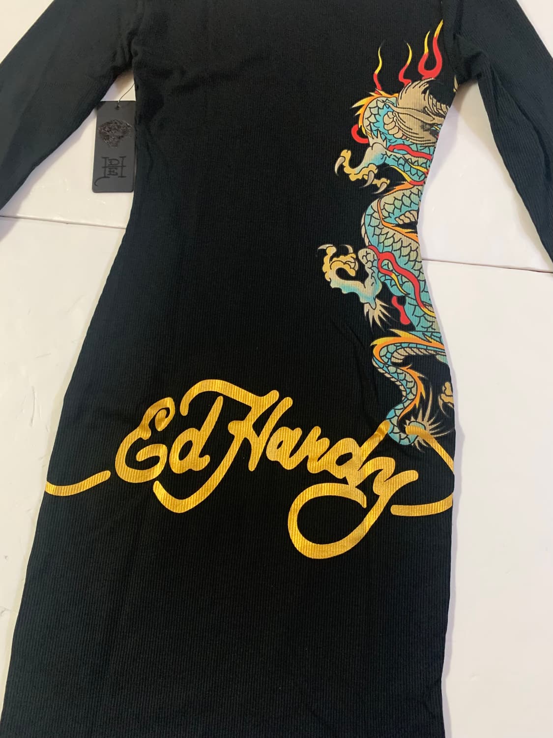 [새제품] 에드하디 드래곤 롱슬리브 미니 원피스 상품이미지8