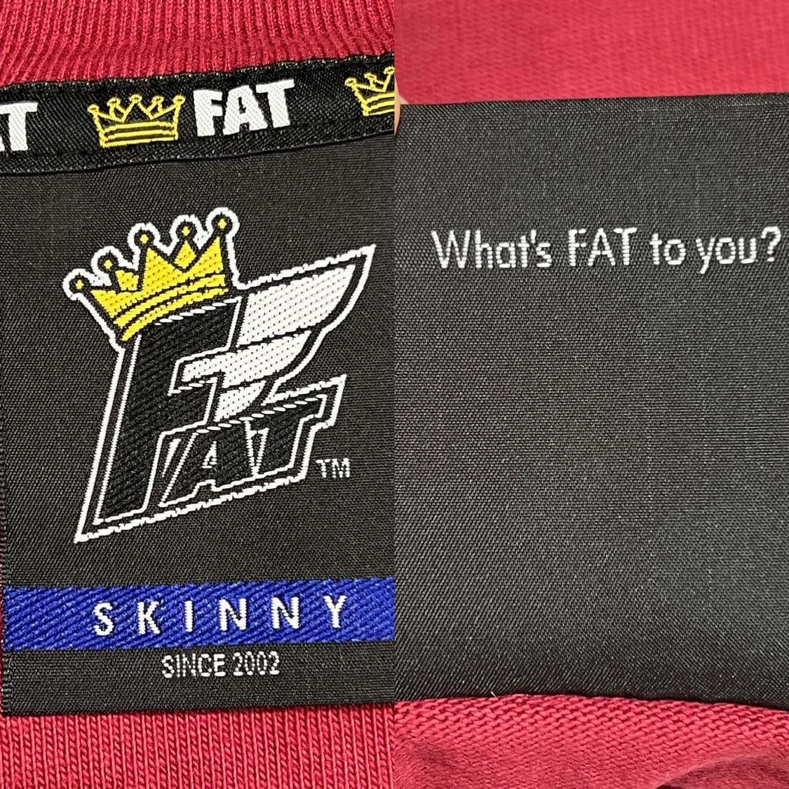 FAT Tokyo 왕관 로고 티셔츠 레드 상품이미지5