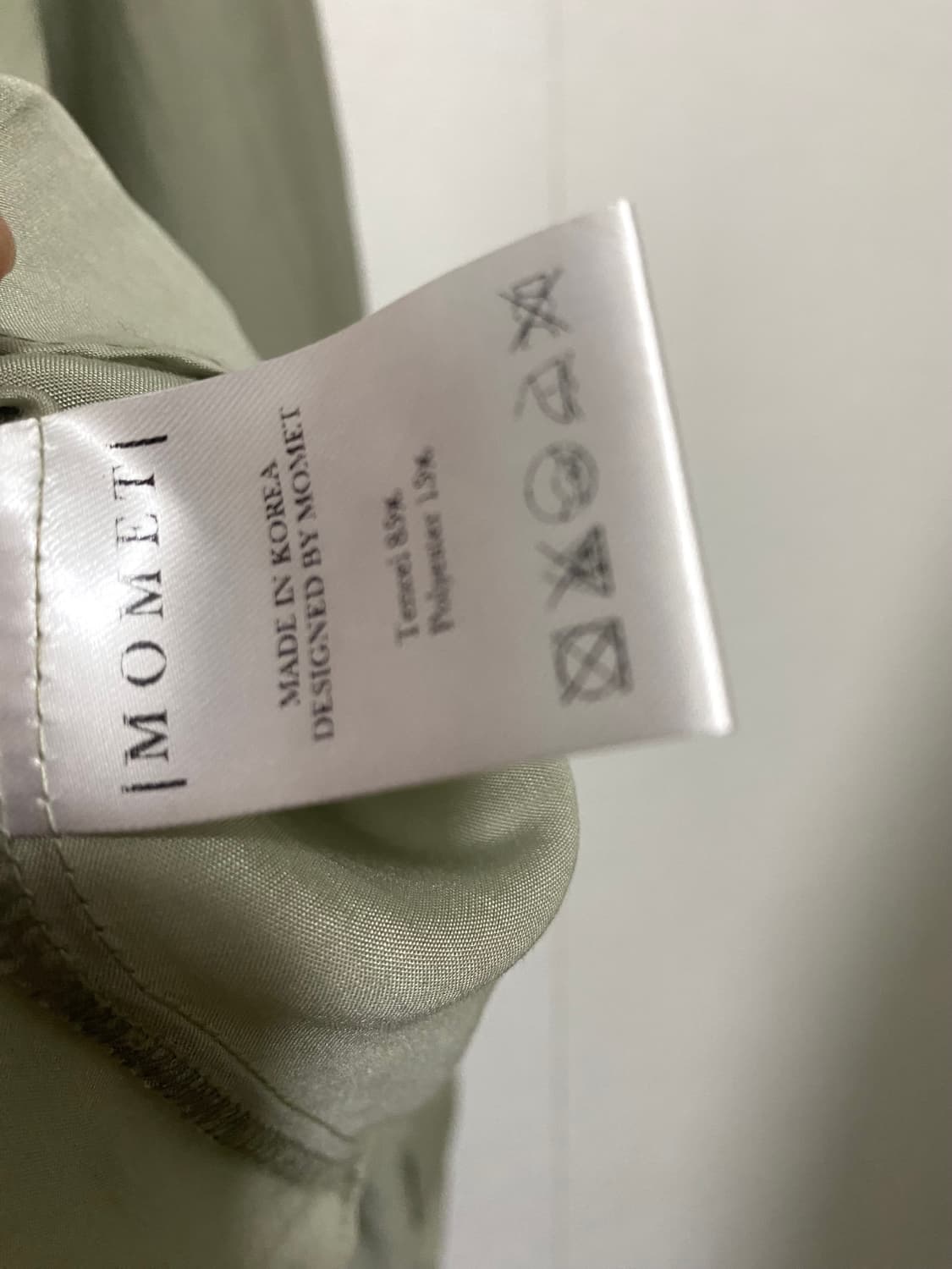 모멧 리아프 민트 블라우스  상품이미지7