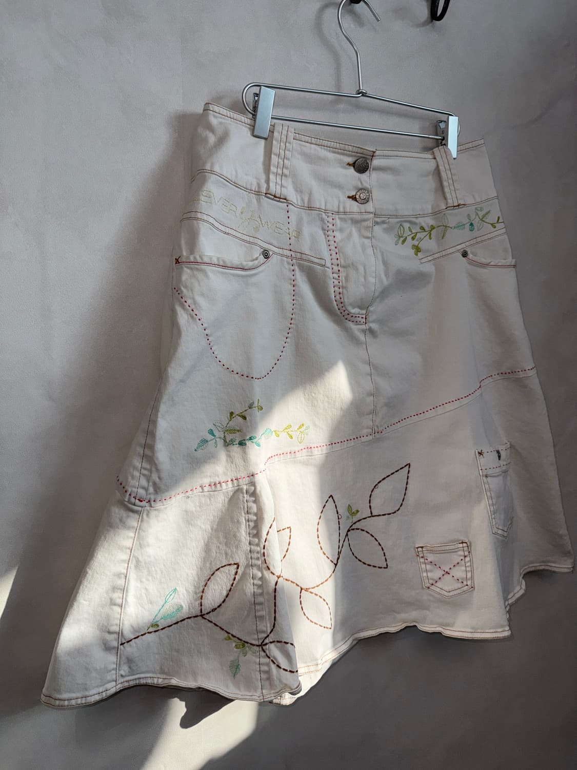 Oilily white bohemian flower pocket sk 상품이미지2