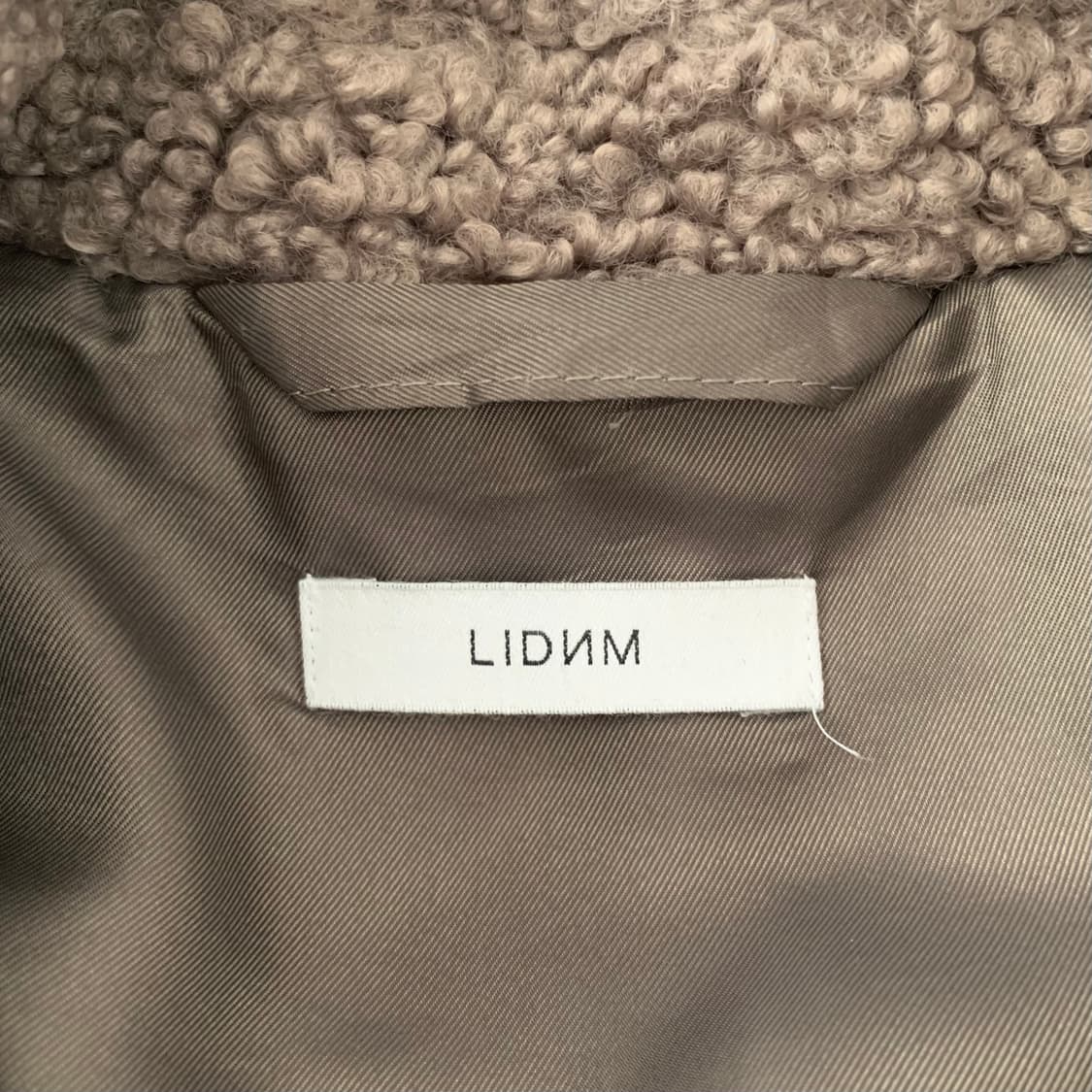 Lidnm 쇼트 보아 블루종 플리스 상품이미지4