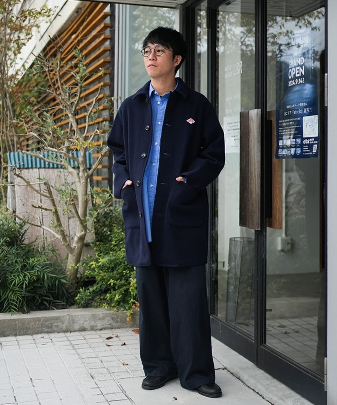 단톤 DANTON Wool Mousser Shop Coat 상품이미지3