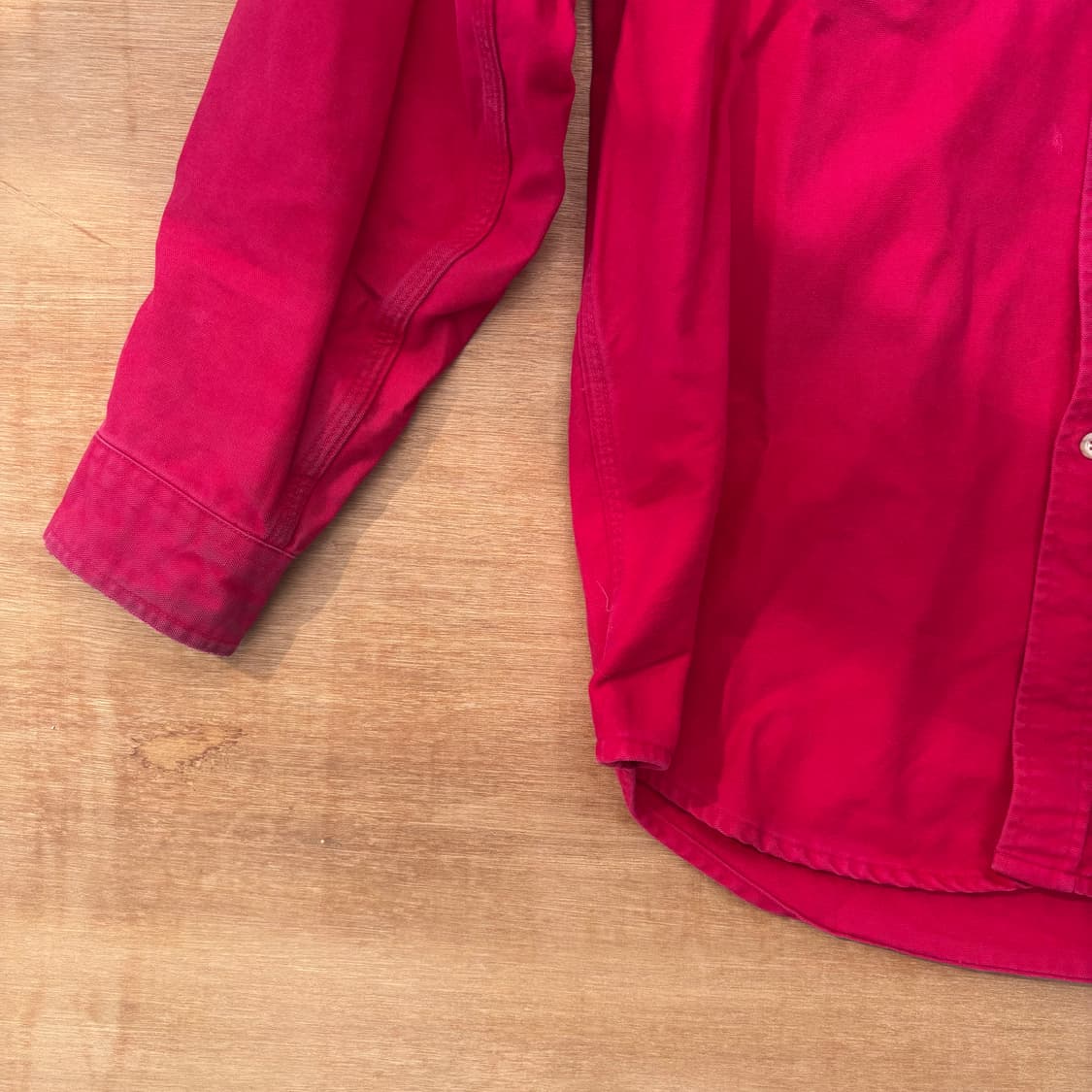 Carhartt Washed Red Work Shirt 칼하트 상품이미지4