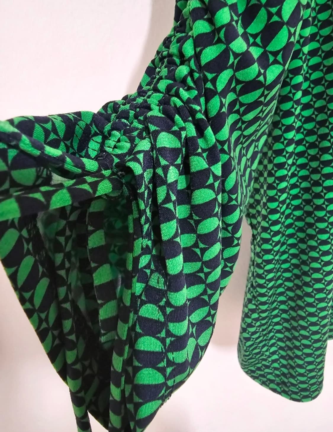 마이클코어스  그린패턴  져지 블라우스 66~77. 새거수준 상품이미지4