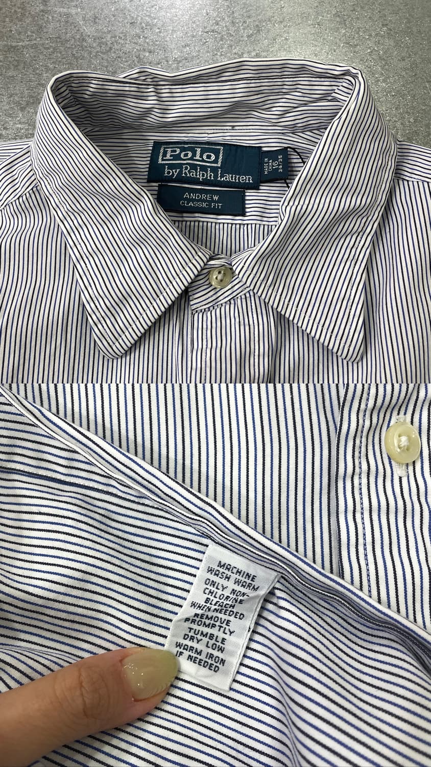 (16) POLO 폴로 랄프로렌 스트라이프 셔츠 앤드류 클래식핏 상품이미지10