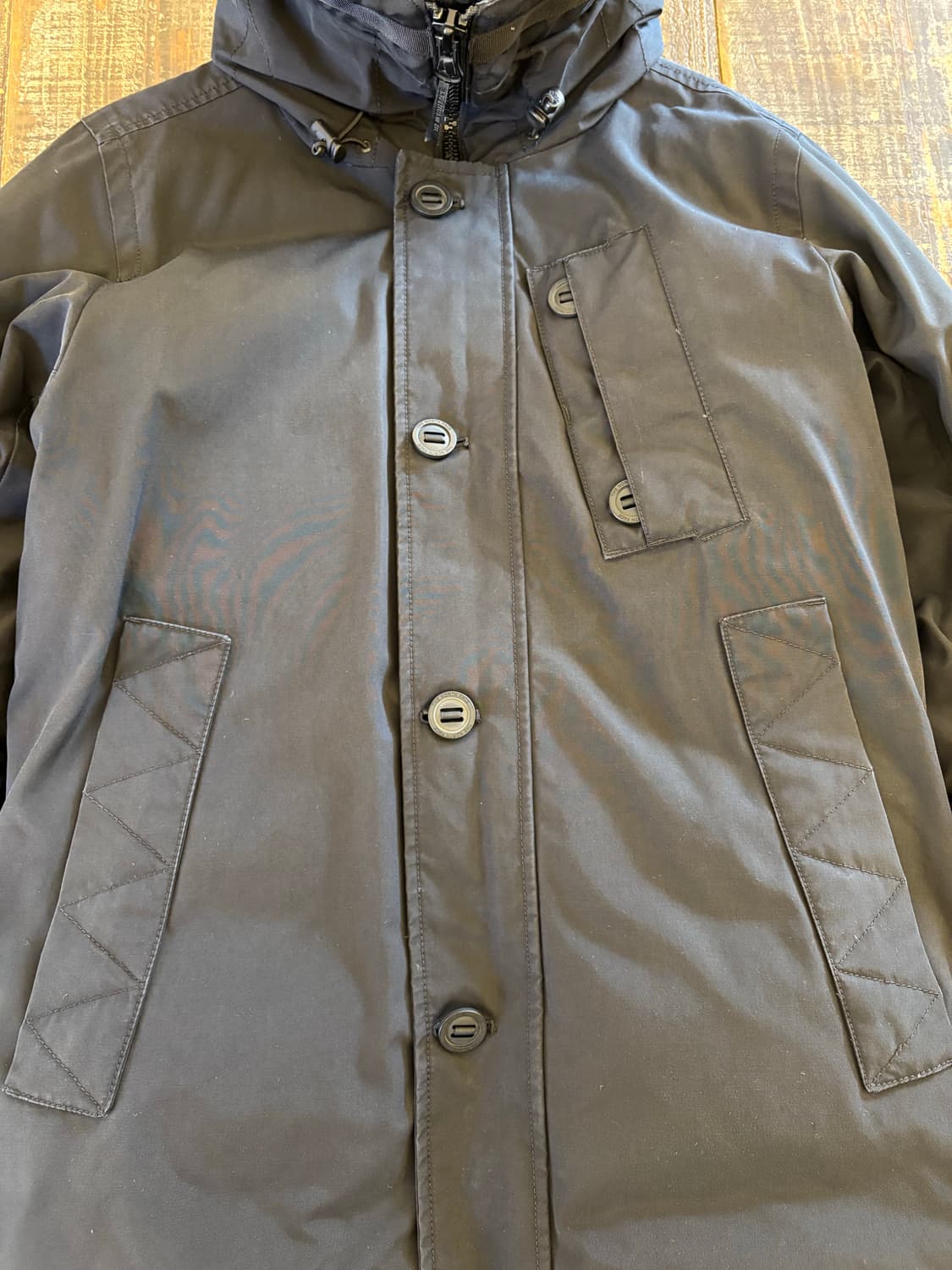 노스페이스 블랙 구스다운 파카 상품이미지3