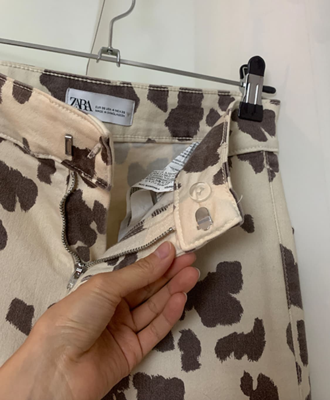 Zara zebra bootcut pants 상품이미지5