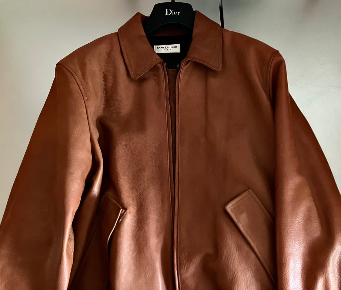 생로랑 가죽자켓 상품이미지8