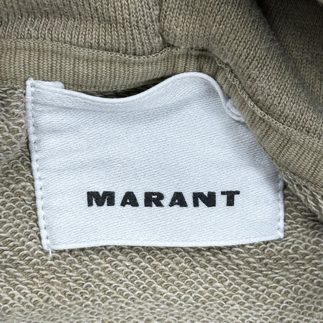 이자벨마랑 시그니처 로고 베이지 후드티 (실측 L) 상품이미지6