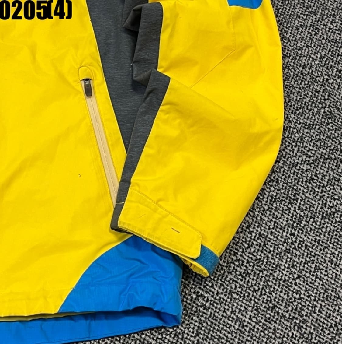 [L/100] 컬럼비아 옐로우/블루 바람막이 자켓 0205(4) 상품이미지2