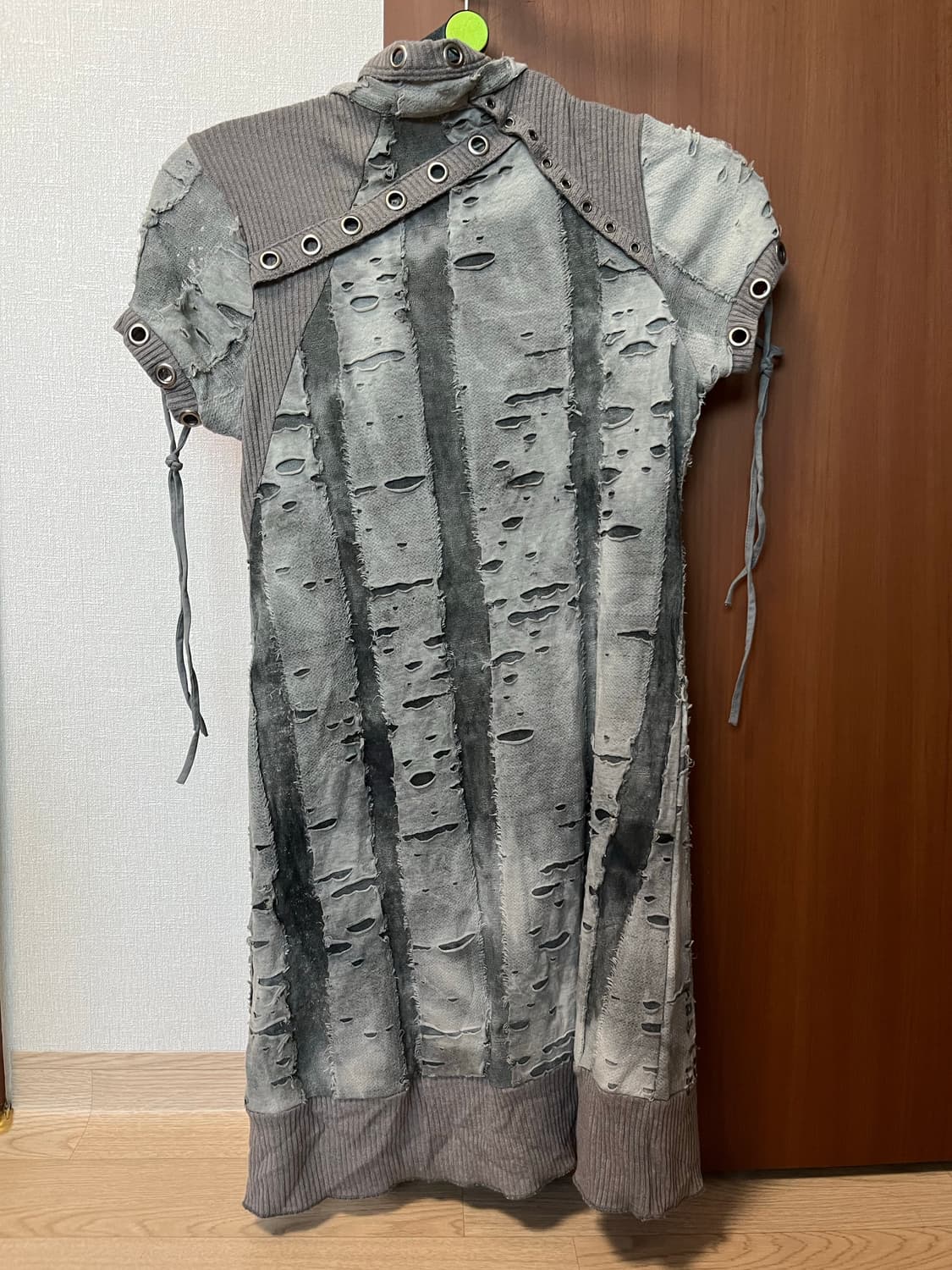 셀비지 아일렛 그런지 원피스 상품이미지6