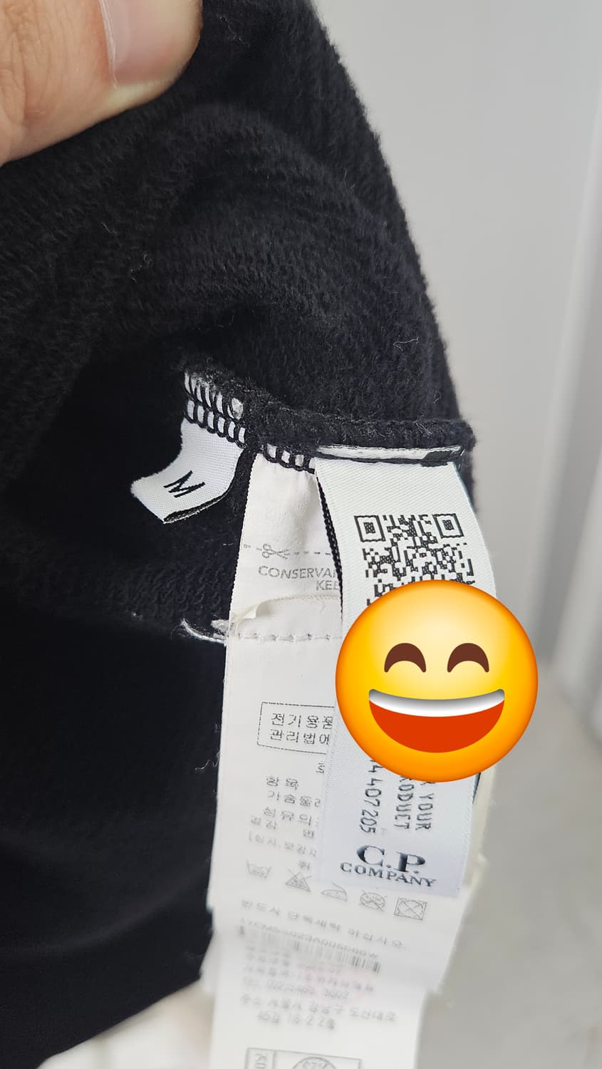 cp company 24fw 맨투맨 블랙(M) 상품이미지7