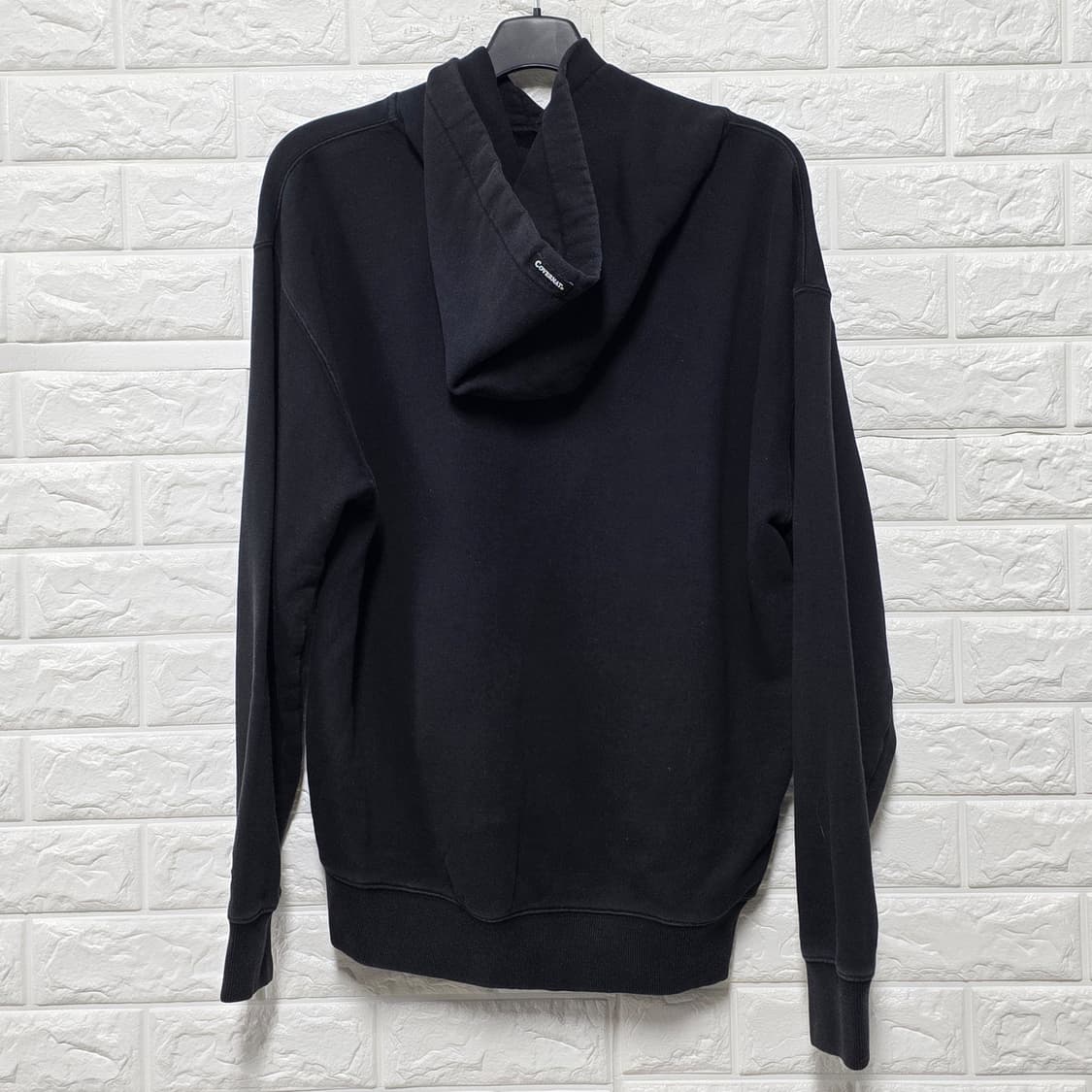 택포// 22s 커버낫 블랙 로고 후드티 M 상품이미지4