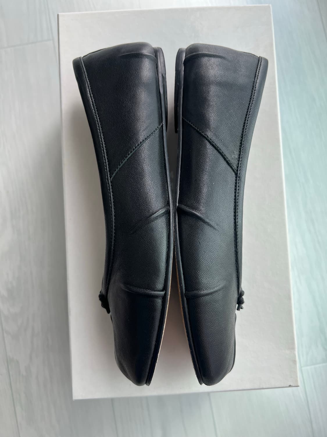 마르지엘라 타비 블랙 플랫 38 사이즈 판매  maison margiel 상품이미지4