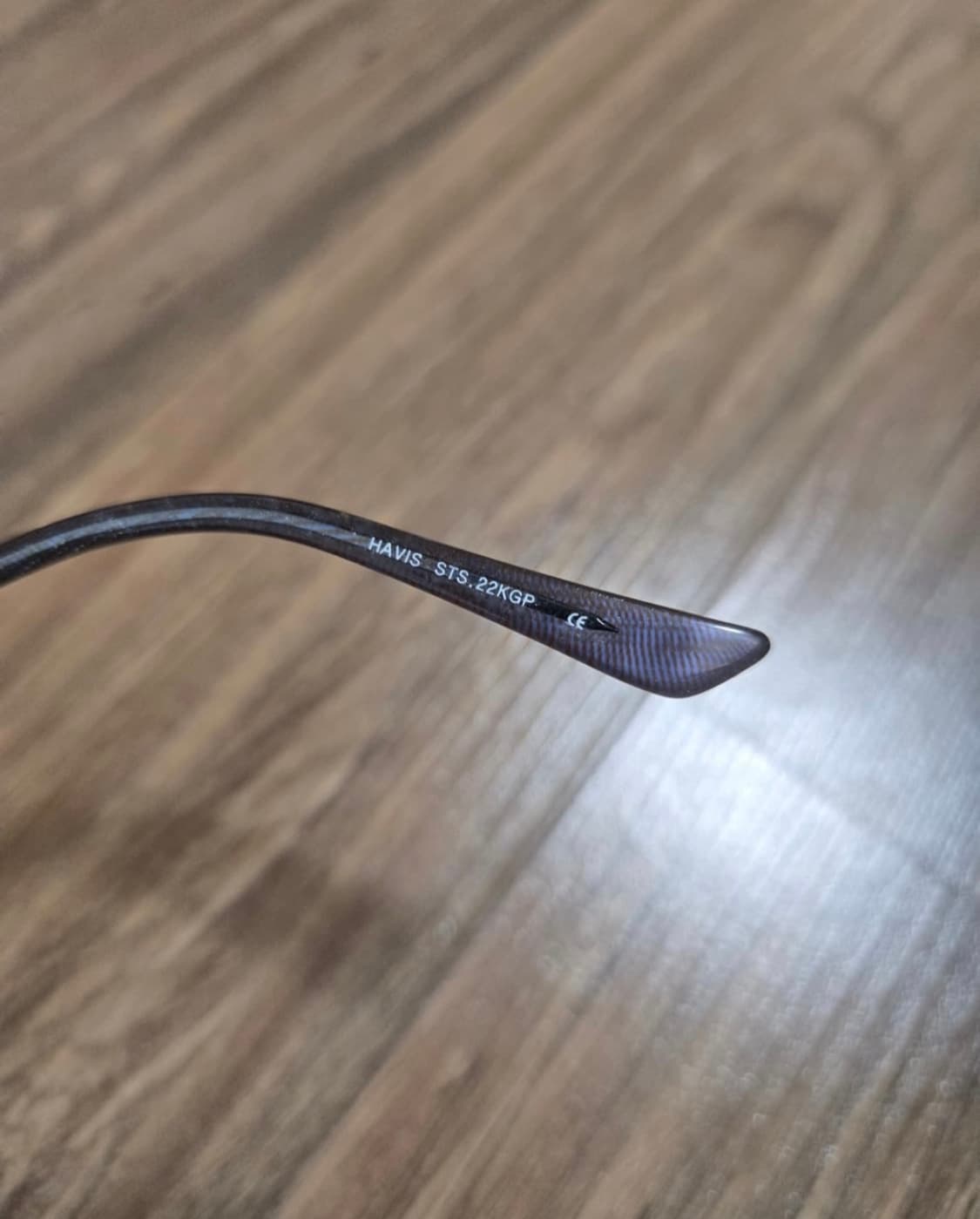 일본 Havis 긱시크 빈티지 반무테 안경 [백금] 상품이미지5