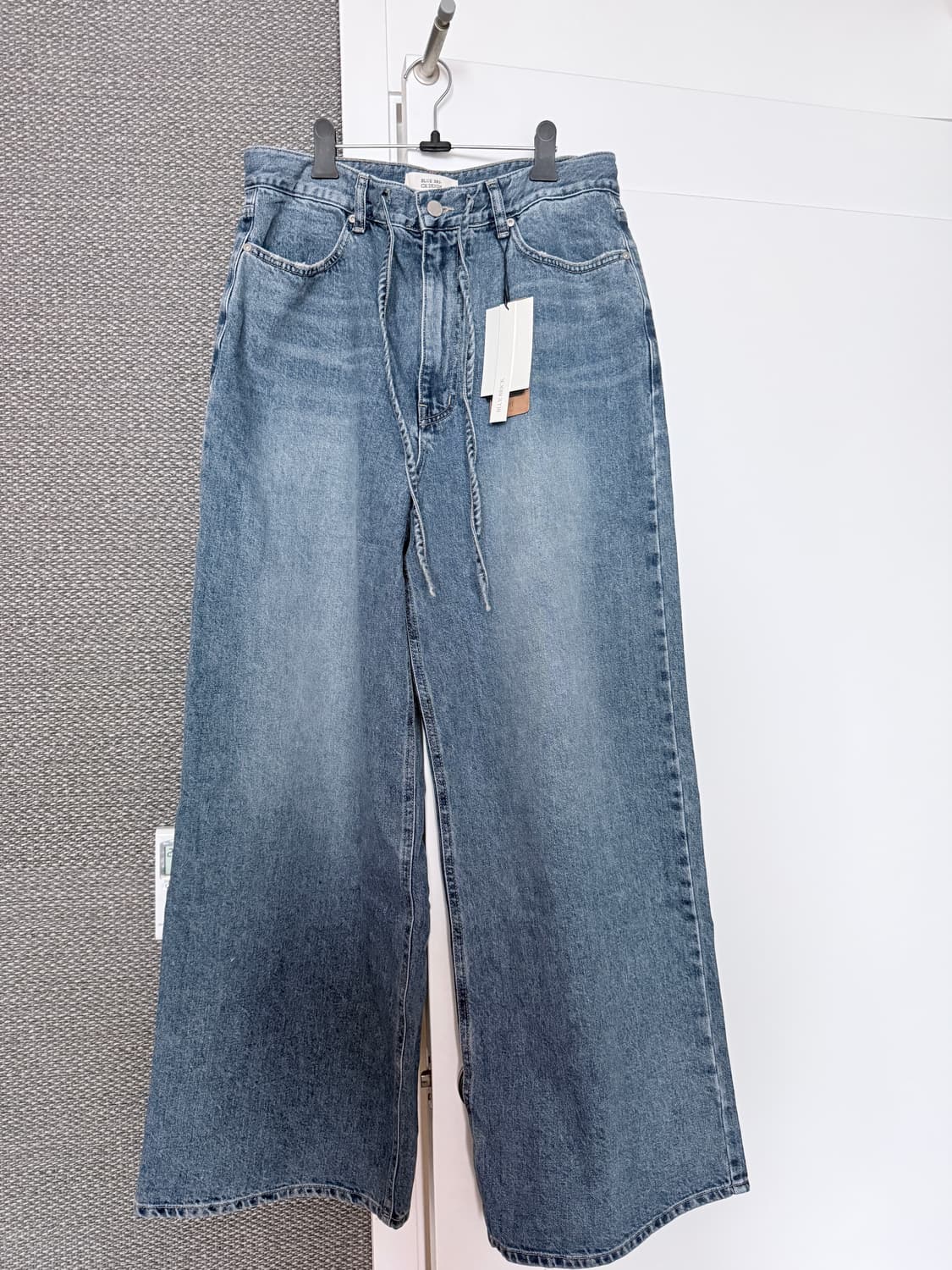새)블루브릭 String wide denim (middle blue) 상품이미지4