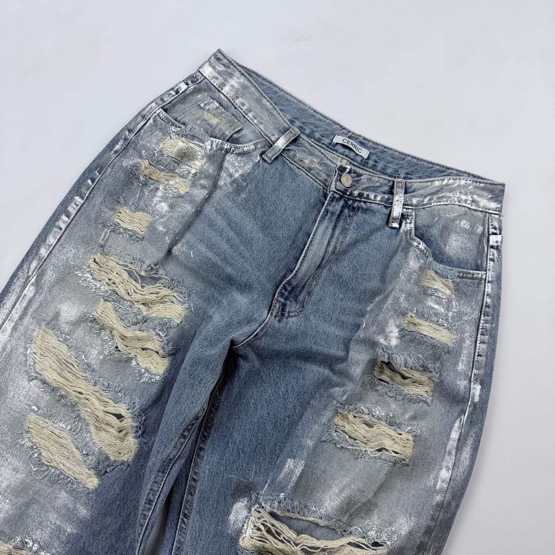 세릭 cerric SILVERY DESTROYED 데님팬츠 상품이미지3