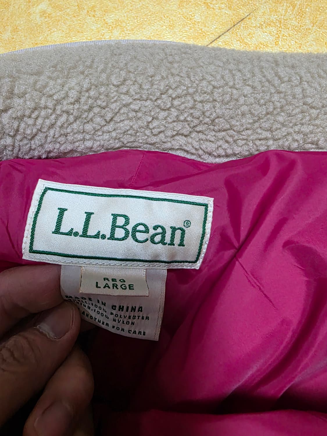 L.L.Bean japan edition 탑샴보아후리스 아이보리 L사이즈 상품이미지5