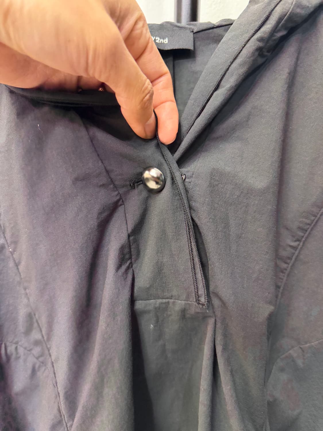 정품) O2ND 오즈세컨 22ss 오버핏 아노락 바람막이 자켓 76 상품이미지4