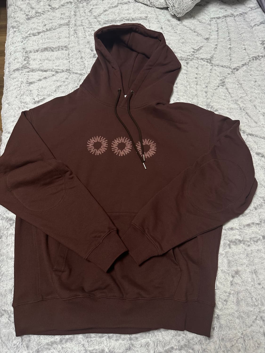 999휴머니티 EVD 브라운 후드티 3사이즈 상품이미지3