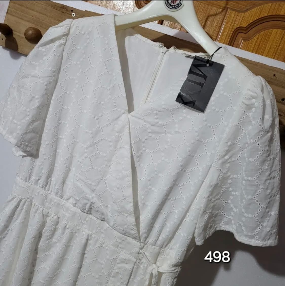 489 ) 미쏘 코튼 랩 롱원피스 s 새상품 상품이미지1