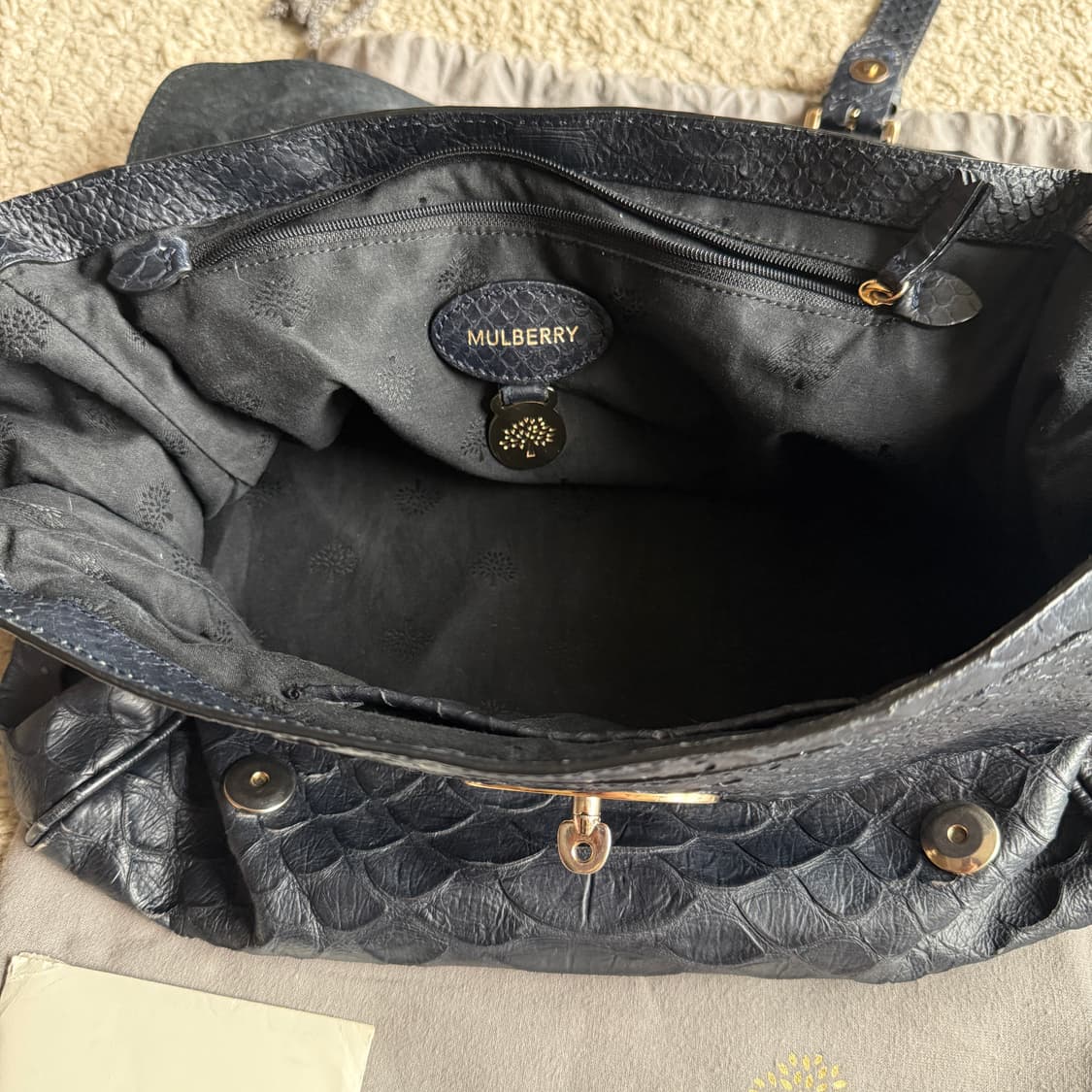 멀버리 알렉사 스네이크 스킨 상품이미지8